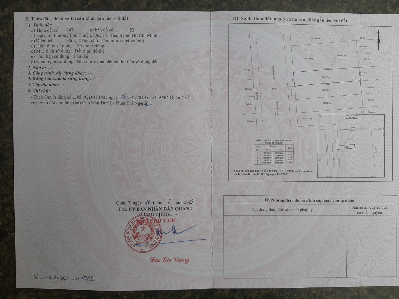 Chính chủ bán 3 lô liền kề 4x20m kdc Tân Thuận Nam, Phú Thuận, Quận 7