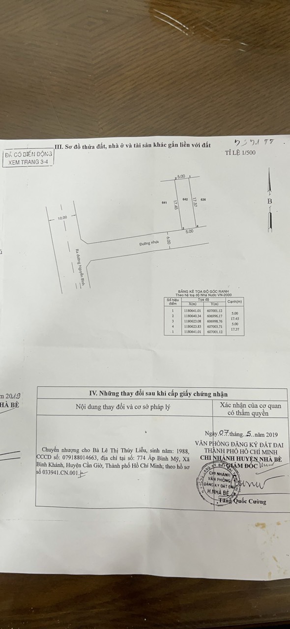 Bán nền đất 87m khu TTHC huyện Nhà Bè giá cực rẻ!