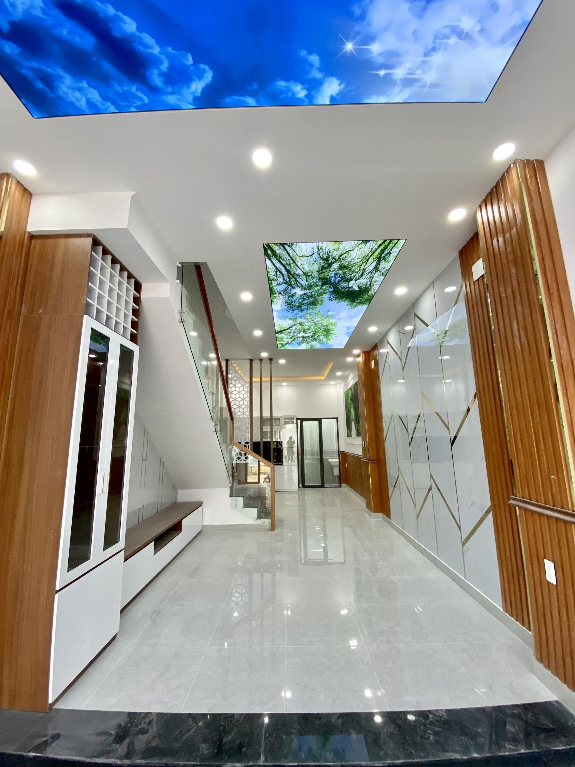 Nhà Phố Smart Home KDC The Sun Residence 4 Tầng Full NT cao cấp đường Đào Tông Nguyên